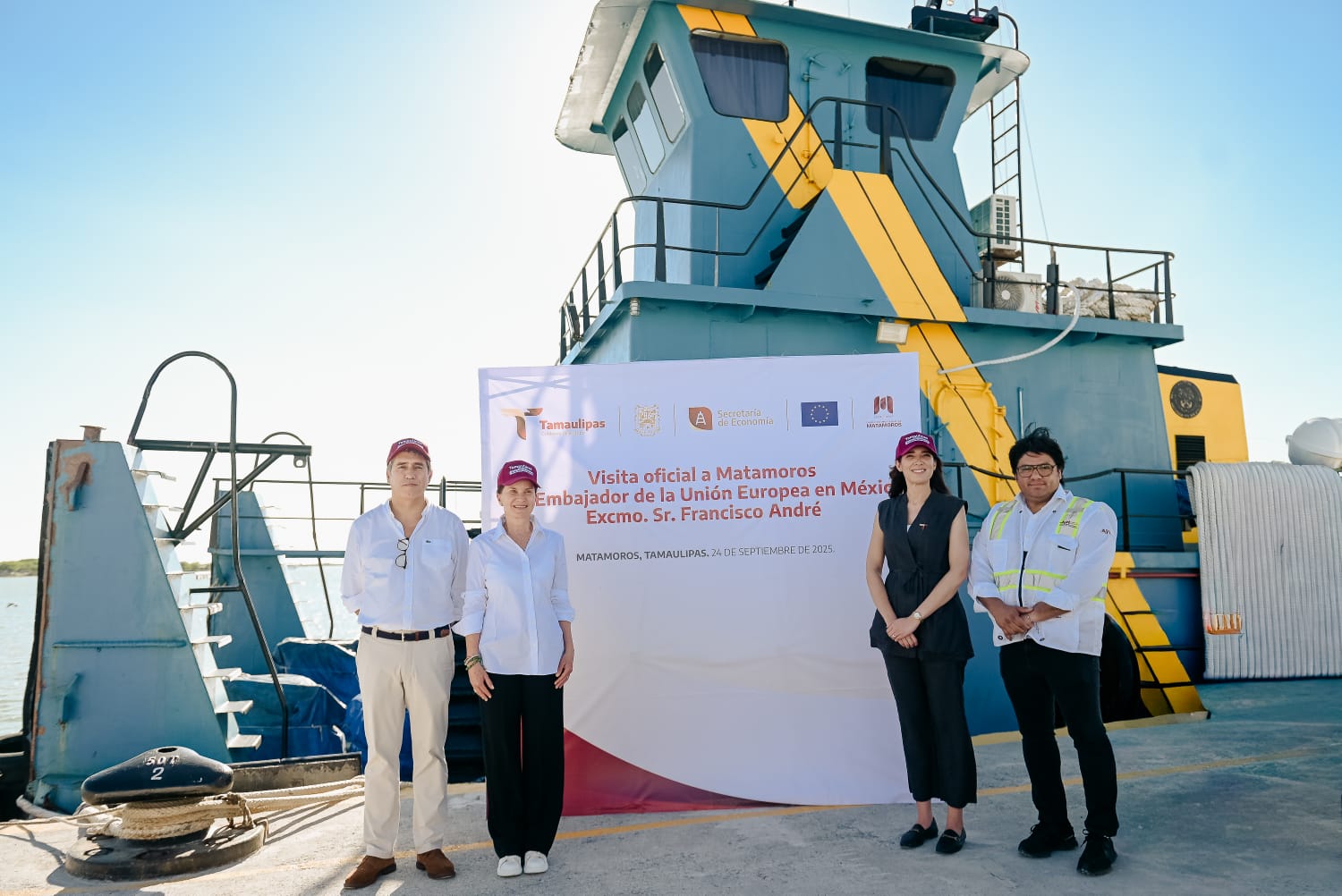 Inicia embajador de la Unión Europea visita a Tamaulipas