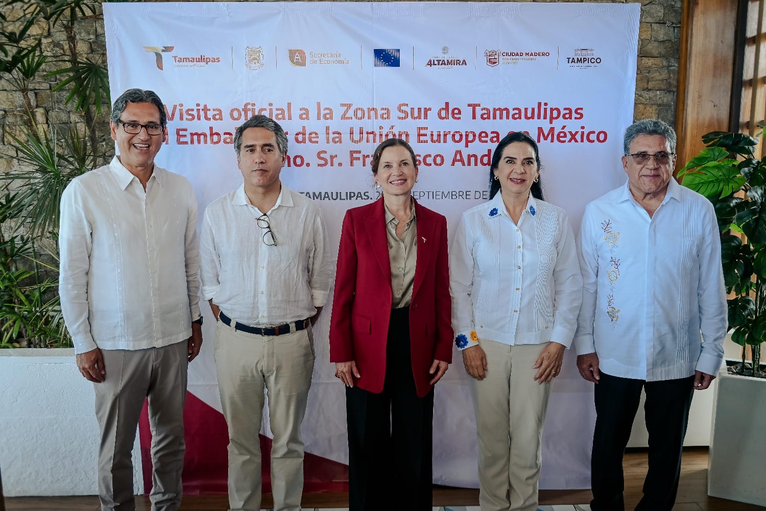 Embajador de la Unión Europea fortalece relación con Tamaulipas en visita al sur del estado