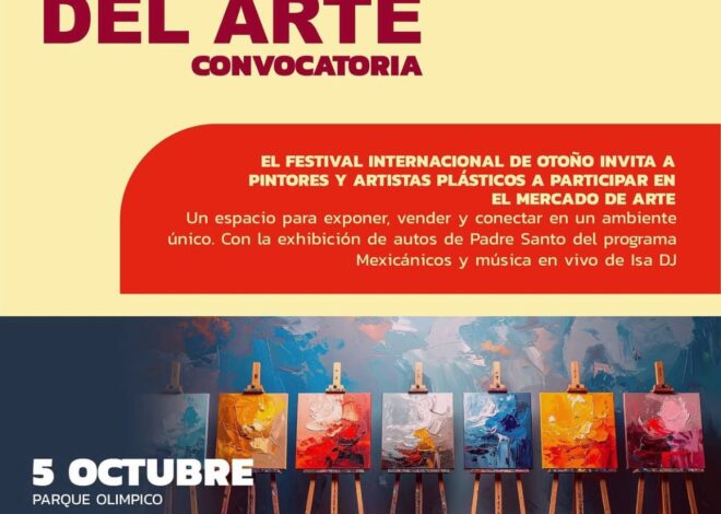 Gobierno de Beto Granados invita a participar en la convocatoria abierta para el Mercado del Arte en el FIO 33