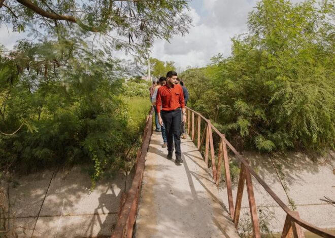 Gobierno de Beto Granados garantiza acceso seguro a estudiantes con nuevo puente