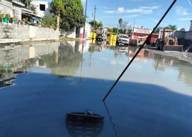 Gobierno de Matamoros refuerza limpieza de drenajes en Villa Coapa