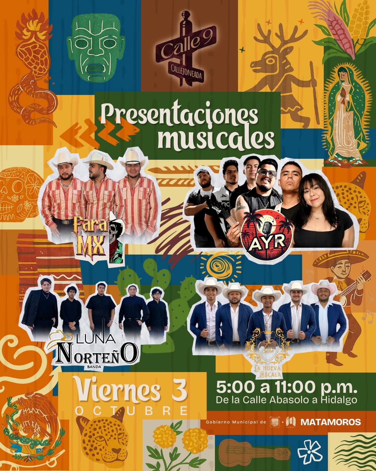 Gobierno de Beto Granados invita a disfrutar de la Callejoneada, su música y su gente