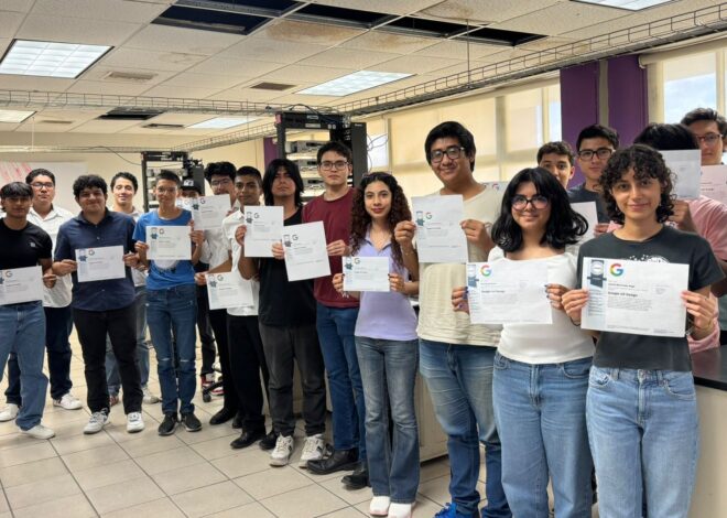 Fortalece UPV formación digital mediante certificaciones de Google