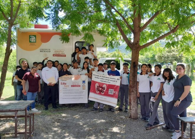 Imparte INJUVE conferencia “Los Derechos Sexuales de las y los Adolescentes y Jóvenes” en Telebachillerato Comunitario 018 de El Mante
