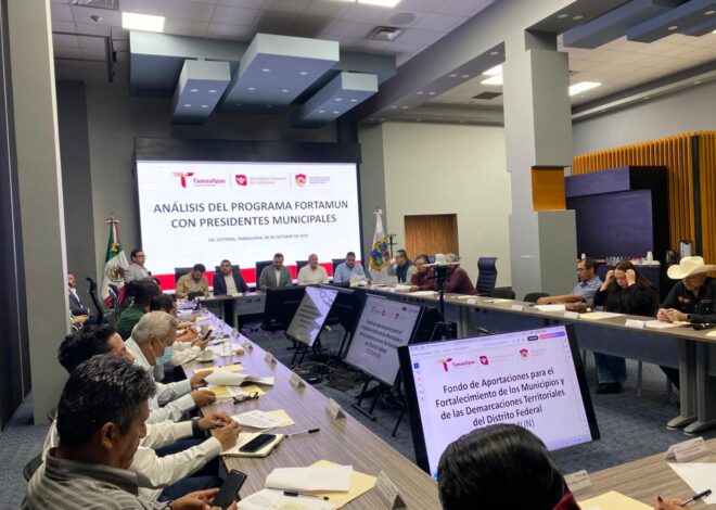 Tamaulipas avanza con el impulso y uso eficiente del FORTAMUN para fortalecer la seguridad pública ahora en la región centro