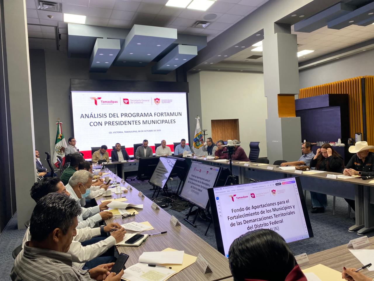 Tamaulipas avanza con el impulso y uso eficiente del FORTAMUN para fortalecer la seguridad pública ahora en la región centro