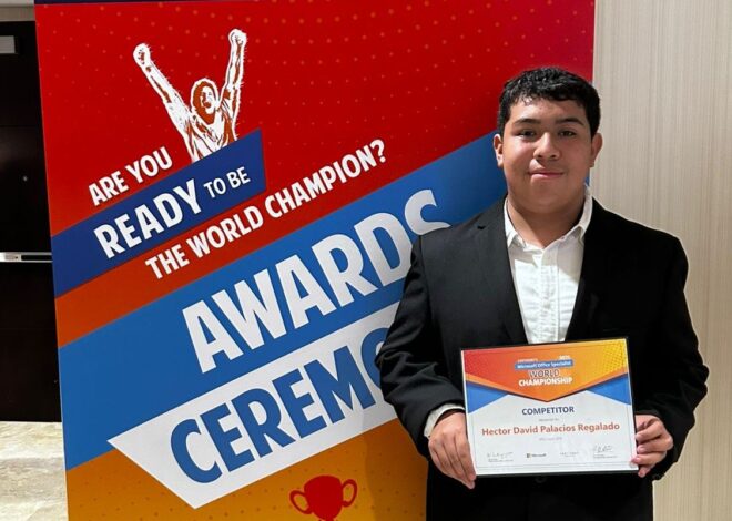 Destaca alumno de CONALEP Tamaulipas en campeonato mundial de Microsoft