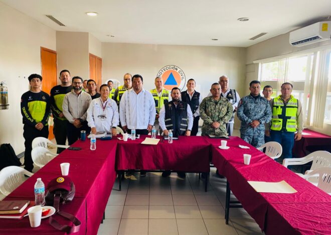 Autoridades de Tamaulipas refuerzan coordinación preventiva ante incremento en los niveles del río Pánuco