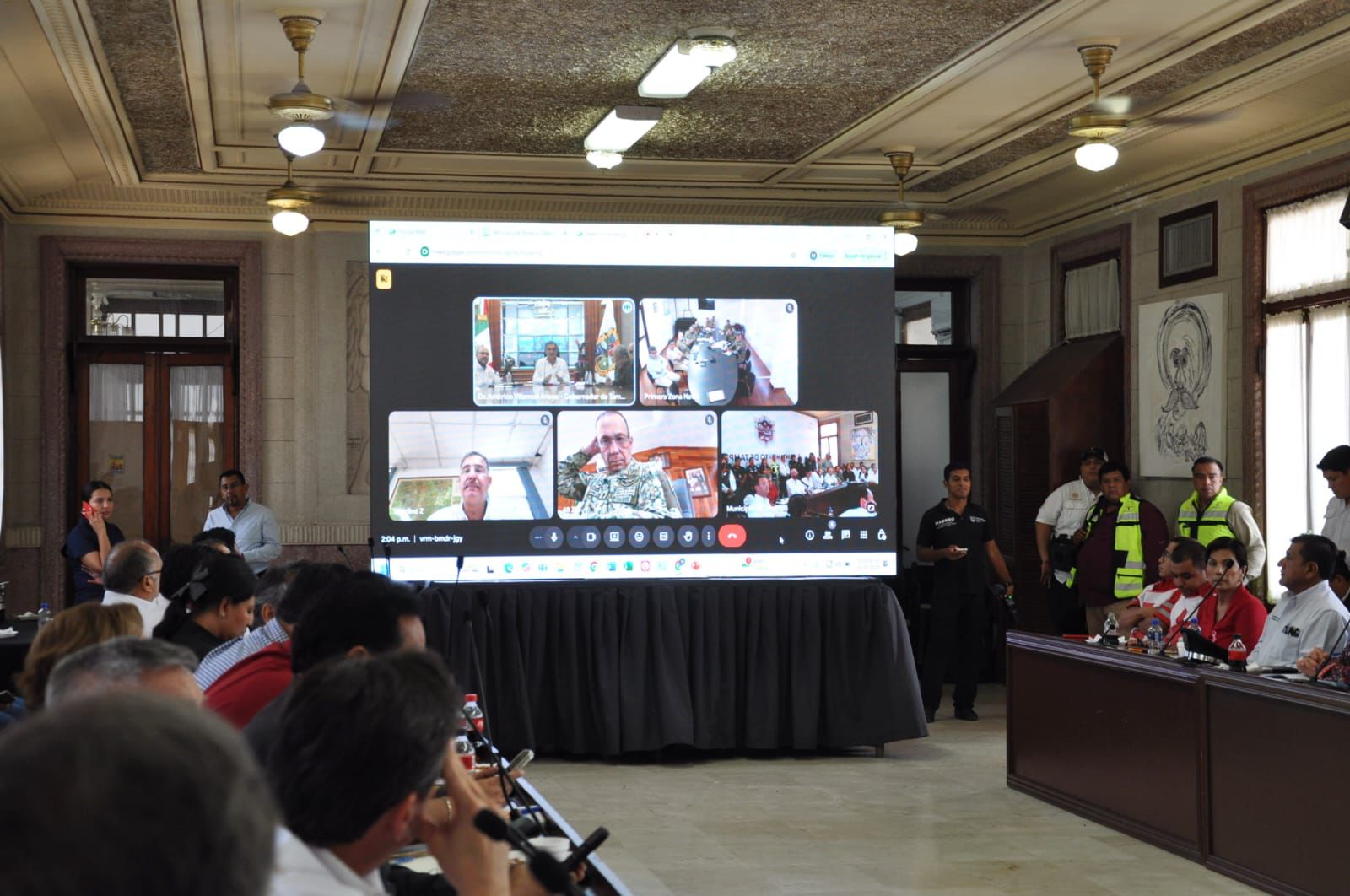 Ante posible crecida del Pánuco, autoridades tamaulipecas toman medidas preventivas