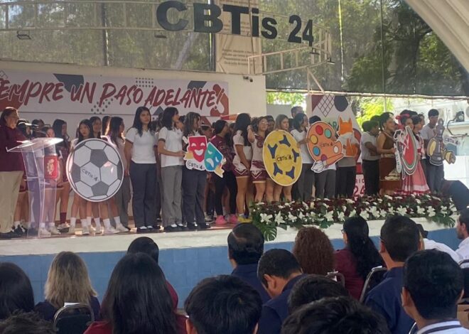 Celebra CBTIS 24 aniversario 62 reafirmando su excelencia académica en el estado