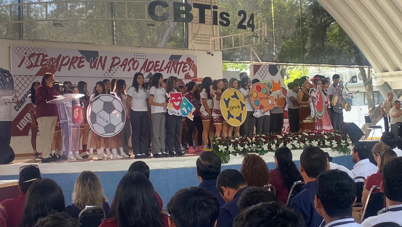 Celebra CBTIS 24 aniversario 62 reafirmando su excelencia académica en el estado