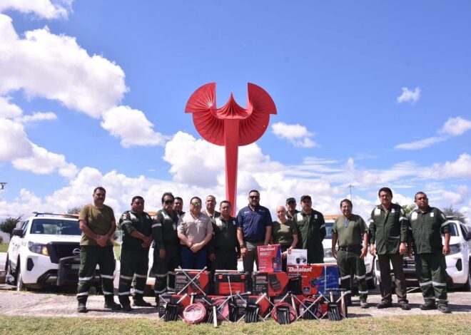Entrega Turismo equipo a los Ángeles Verdes en Tamaulipas