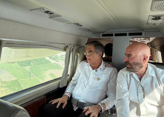 Supervisa Américo Villarreal creciente del Pánuco; preparados para brindar apoyo en caso necesario