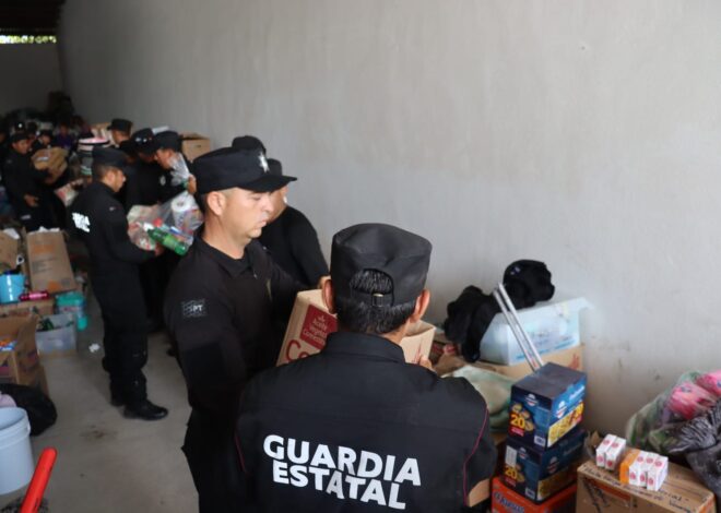 Aporta SSPT más de 10 toneladas de alimentos para familias afectadas por inundaciones en Tamaulipas y Veracruz