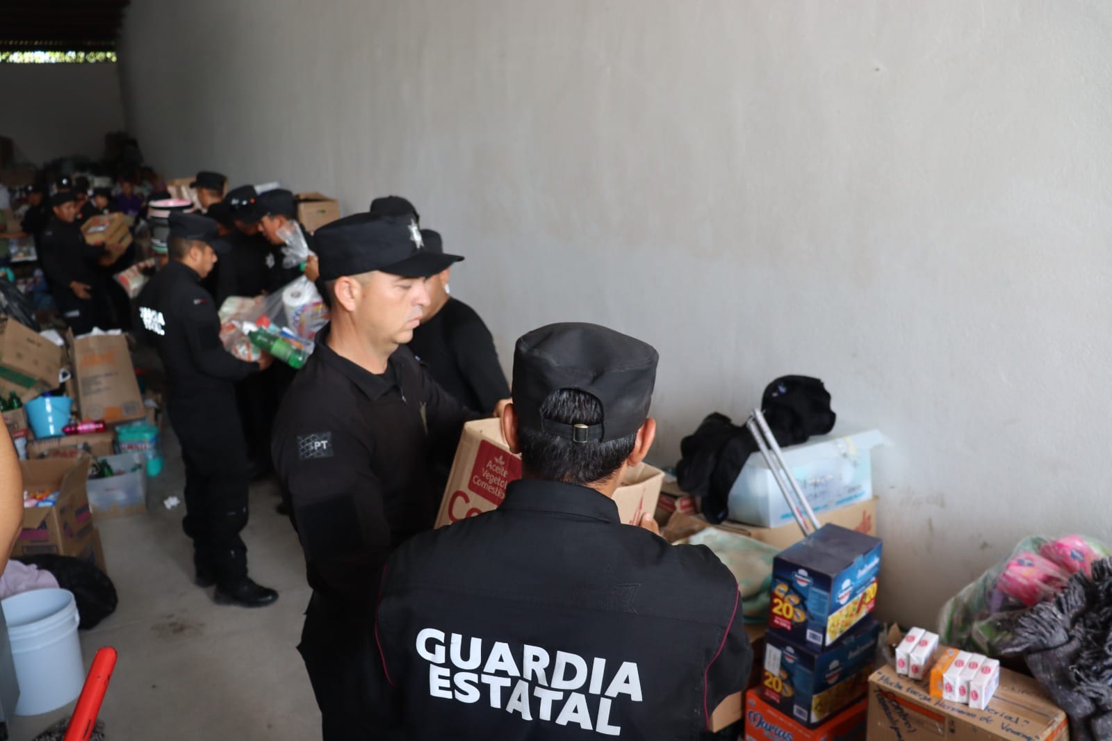Aporta SSPT más de 10 toneladas de alimentos para familias afectadas por inundaciones en Tamaulipas y Veracruz