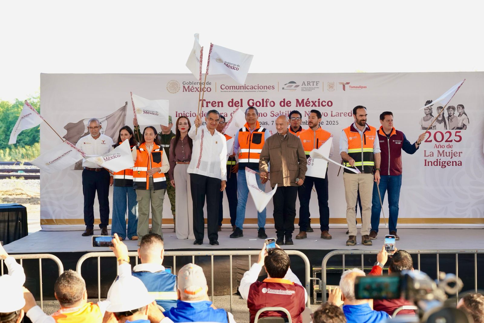 Inicia construcción del tren Nuevo Laredo–Saltillo; será la frontera más importante de América Latina