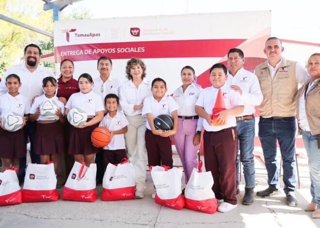 Lleva SEBIEN apoyos sociales a Méndez