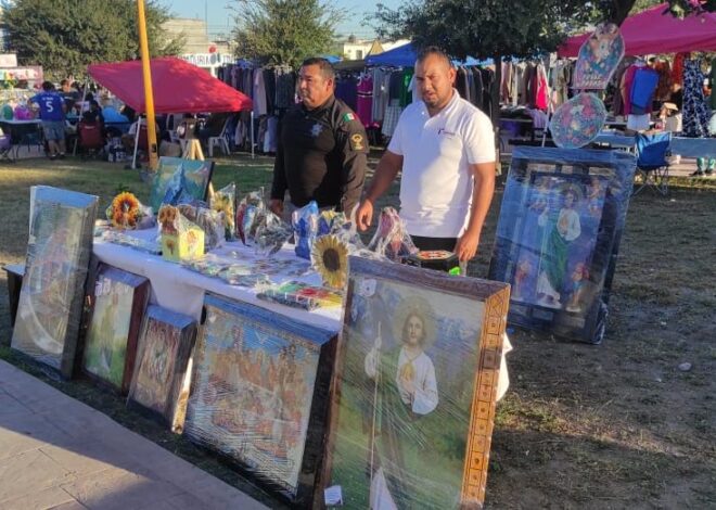 Participan PPLs del CEDES Reynosa en feria de emprendedores con venta de artesanías