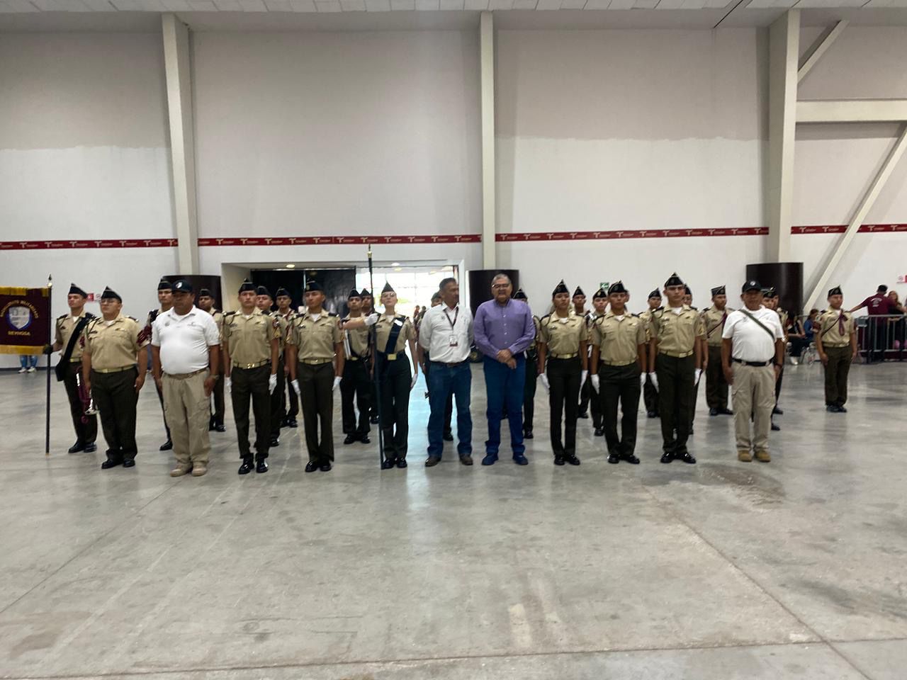 Destaca Bachillerato Militarizado de Reynosa en Primer Concurso Nacional de Bandas de Guerra y Escoltas de Bandera