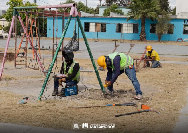 Recupera gobierno municipal, área recreativa en la Roberto Guerra para beneficio de las familias