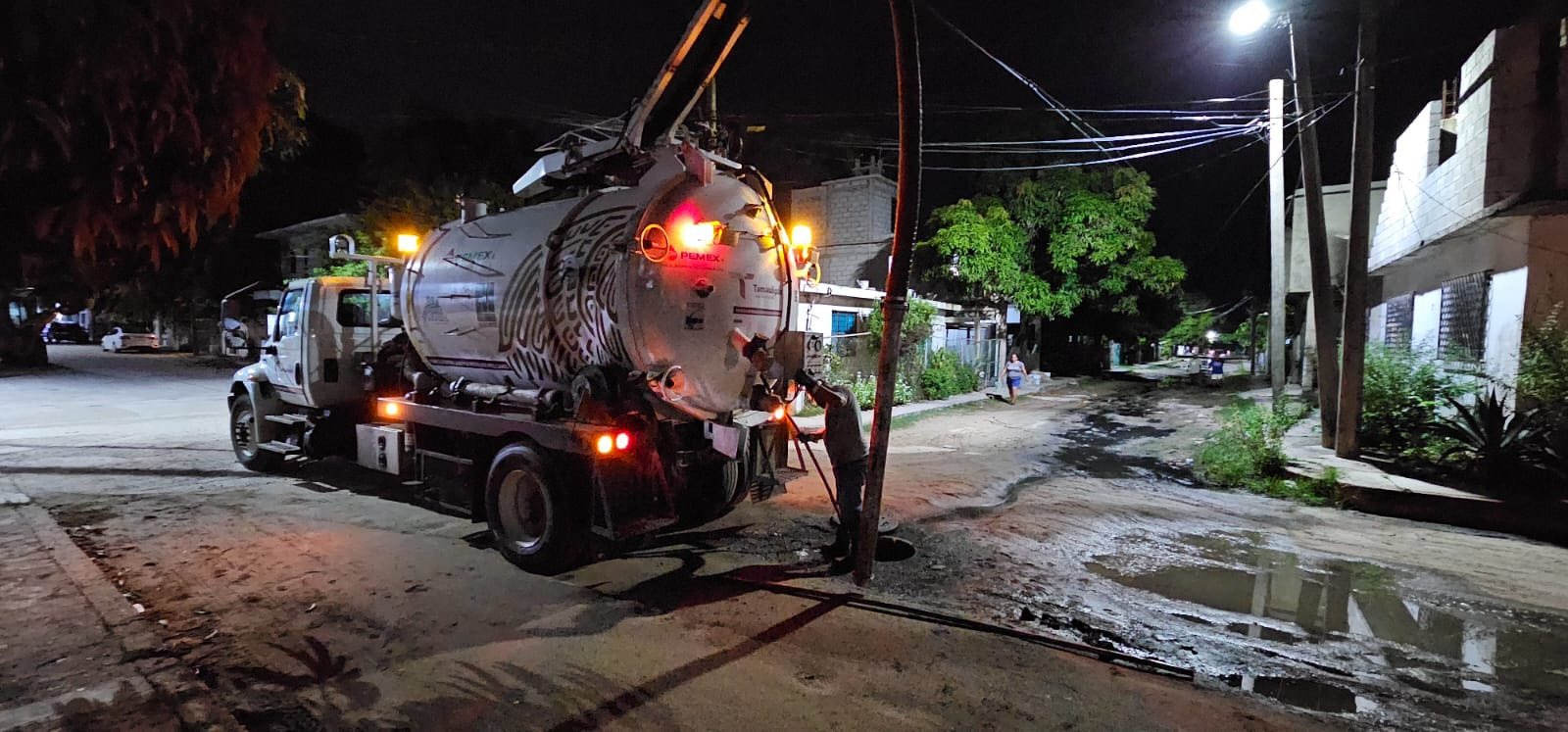 Intensifica COMAPA Altamira sondeo y desazolve de líneas de drenaje