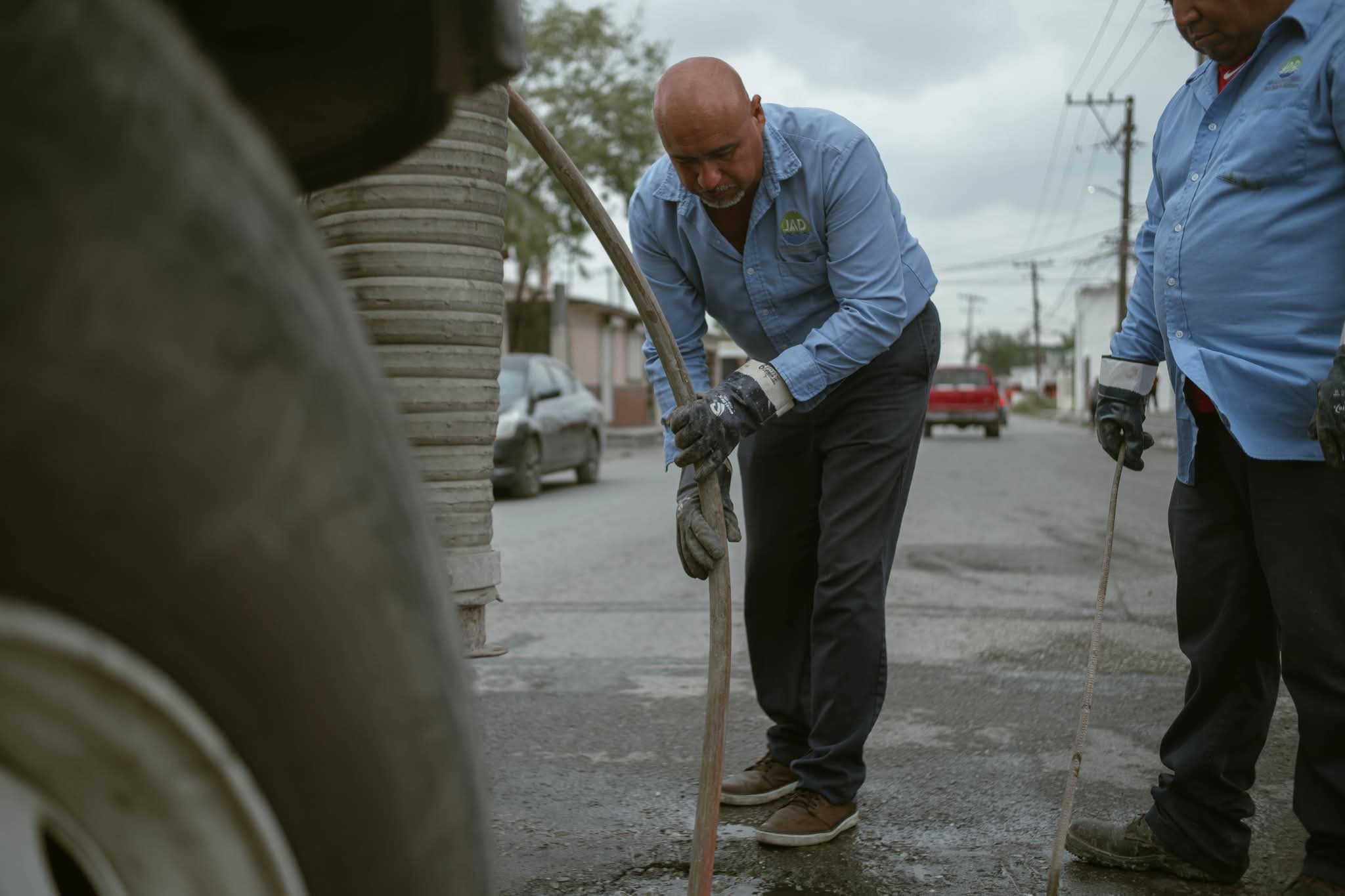 Gobierno Municipal mejora servicio de drenaje en colonia Cecilia Occelli