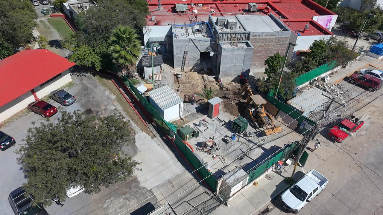 Realiza Gobierno del Estado obras complementarias en Centro Oncológico de Victoria