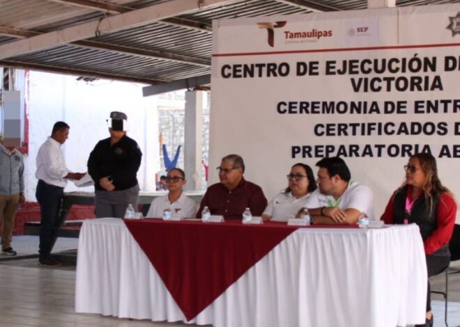 Educación que transforma: PPLs del CEDES Victoria reciben certificados de preparatoria