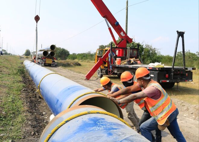 Avanza segunda línea del Acueducto “Guadalupe Victoria” en la capital de Tamaulipas