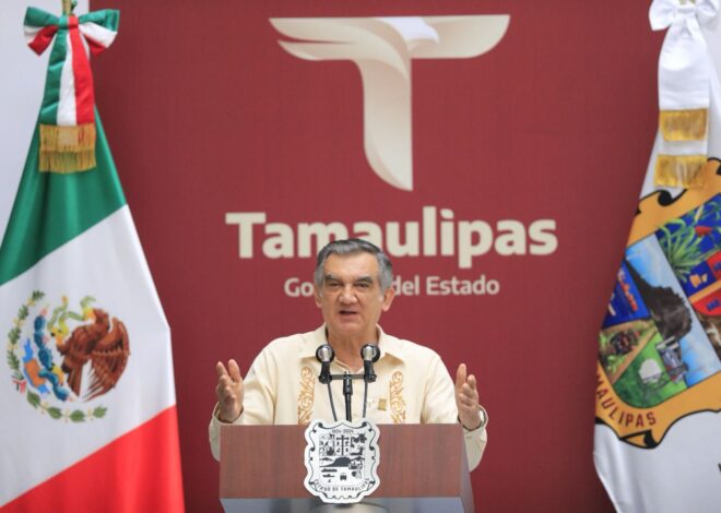 Reconoce gobernador al equipo de Protección Civil y a Servicios Aéreos de Tamaulipas