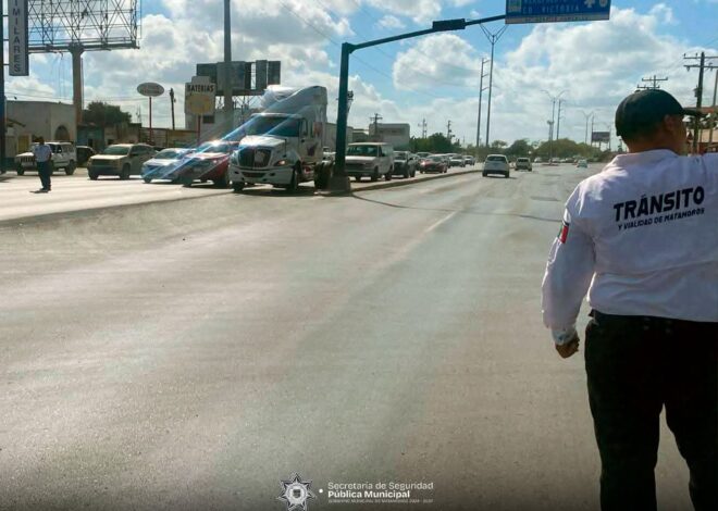 Gobierno de Beto Granados actúa con rapidez ante falla de semáforos para mantener orden vial