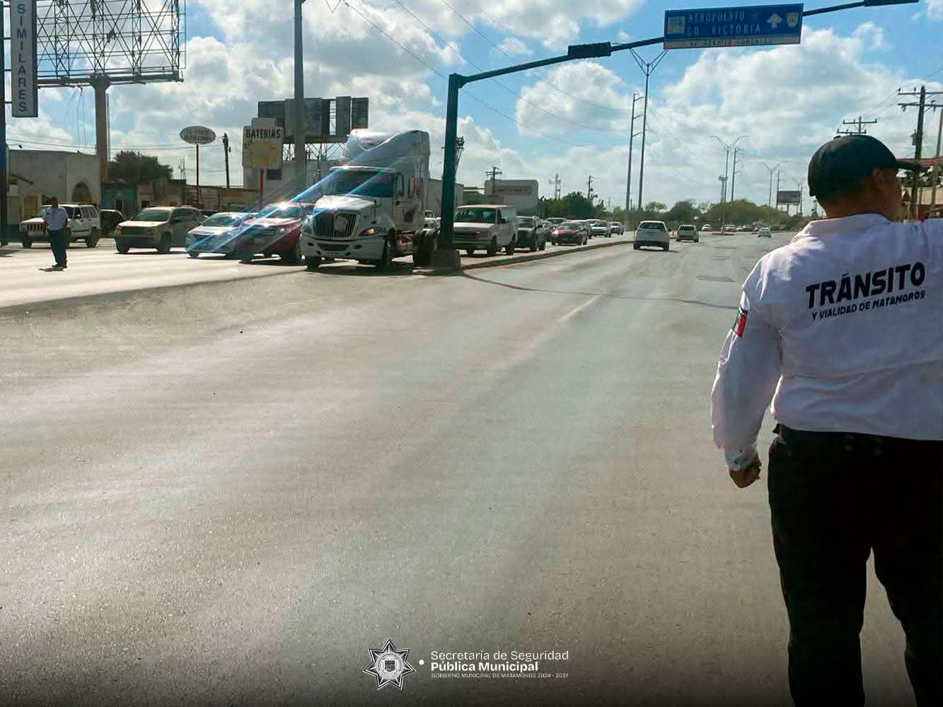 Gobierno de Beto Granados actúa con rapidez ante falla de semáforos para mantener orden vial