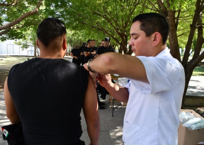 Inicia SSPT campaña de vacunación para personal operativo y administrativo