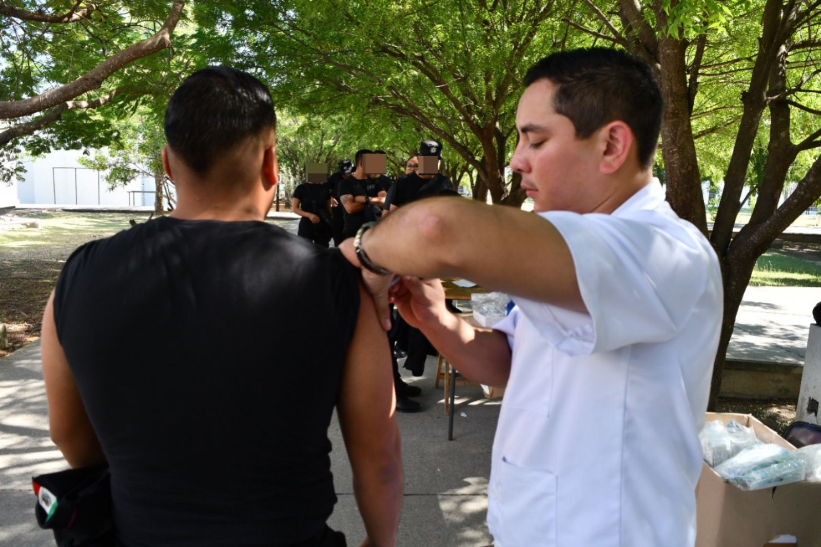 Inicia SSPT campaña de vacunación para personal operativo y administrativo