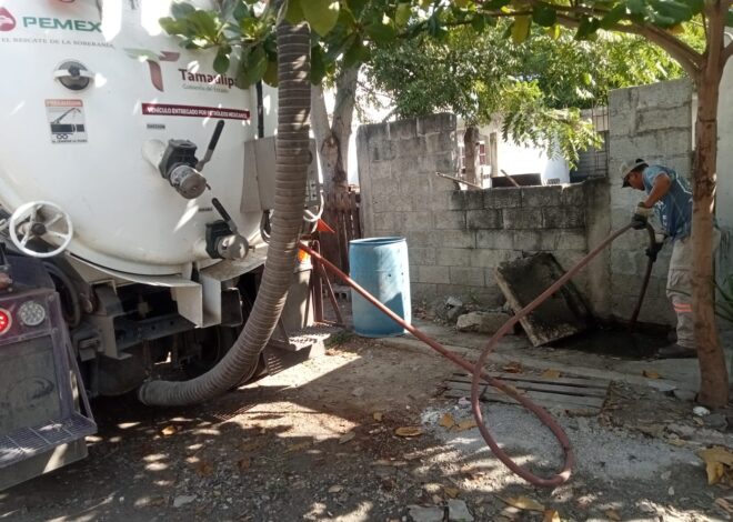 Realiza COMAPA Altamira sondeo, reposición, y conexión de descargas sanitarias