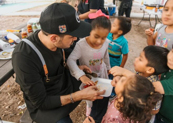 Alcalde Beto Granados celebra el Día de Acción de Gracias con niñas y niños de la Casa Hogar de Matamoros