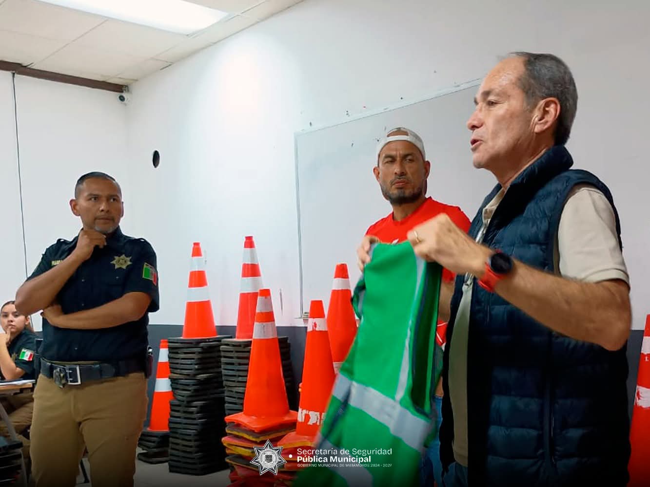Por Instrucciones del Alcalde Beto Granados se Refuerza Operativo de Seguridad y Vialidad para el Maratón de Matamoros