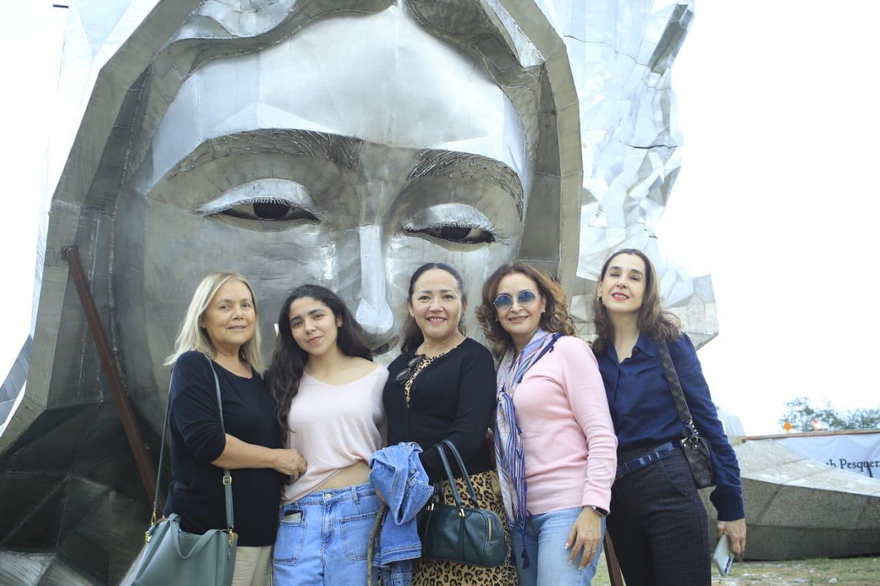 Antes de su inauguración, se incrementan visitas a la Virgen monumental de El Chorrito