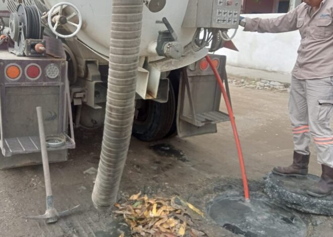 Desarrolla COMAPA Altamira sondeo y desazolve de líneas de drenaje