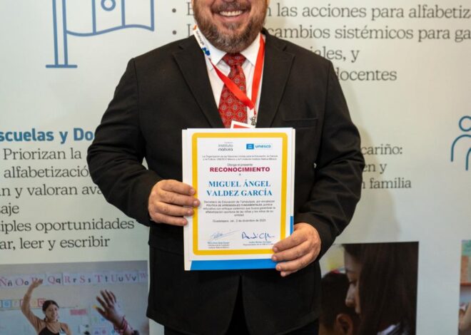 Reconoce UNESCO liderazgo de Tamaulipas en Aprendizajes Fundamentales y buenas prácticas docentes en la FIL Guadalajara 2025