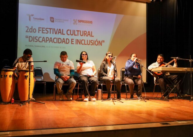 Arte y diversidad brillan en el 2° Festival Cultural por la Inclusión en Tamaulipas