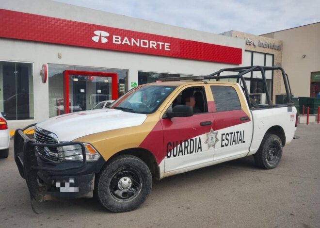 Refuerza Guardia Estatal vigilancia en bancos y cajeros ante pago de prestaciones