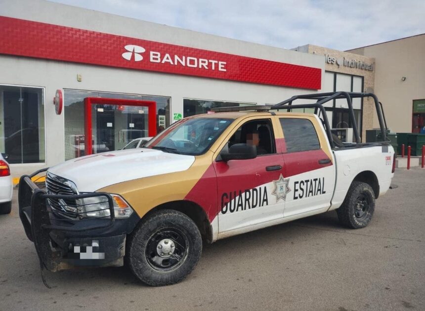 Refuerza Guardia Estatal vigilancia en bancos y cajeros ante pago de prestaciones