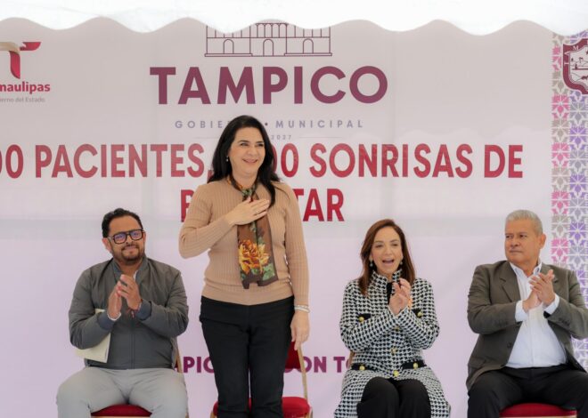 Mónica Villarreal destaca avance del programa Sonrisas del Bienestar .