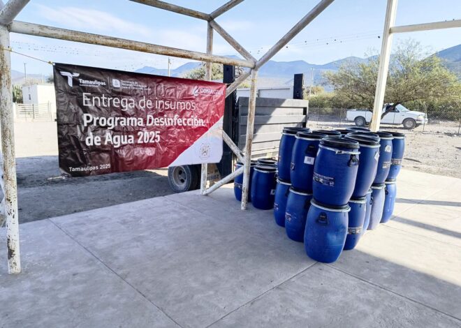 Fortalece Secretaría de Recursos Hidráulicos acceso a agua segura y de calidad en zonas rurales de Bustamante