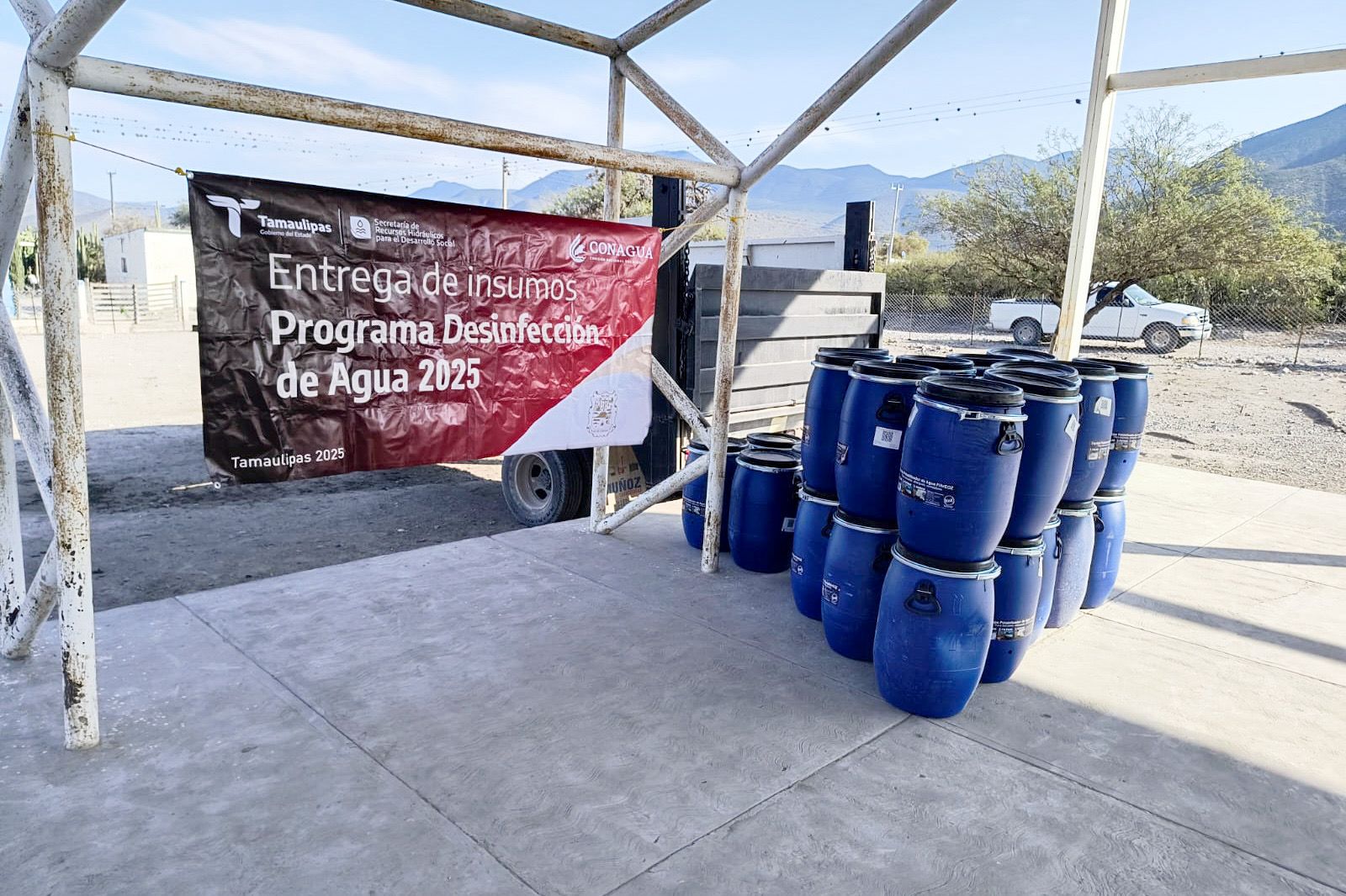 Fortalece Secretaría de Recursos Hidráulicos acceso a agua segura y de calidad en zonas rurales de Bustamante