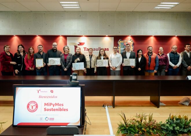 Reconocen a empresas tamaulipecas galardonadas con distintivo “México Muy Mexicano”