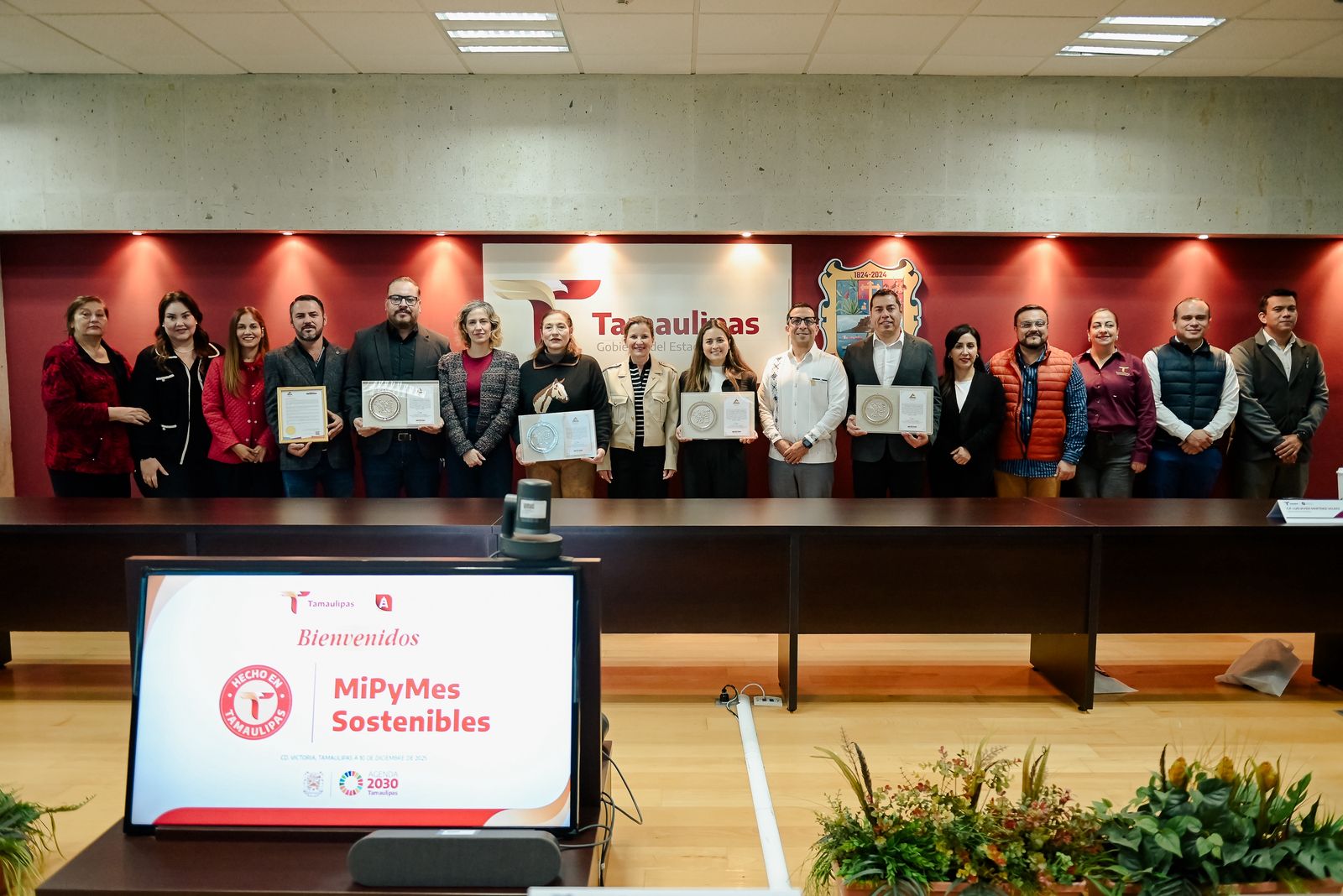 Reconocen a empresas tamaulipecas galardonadas con distintivo “México Muy Mexicano”