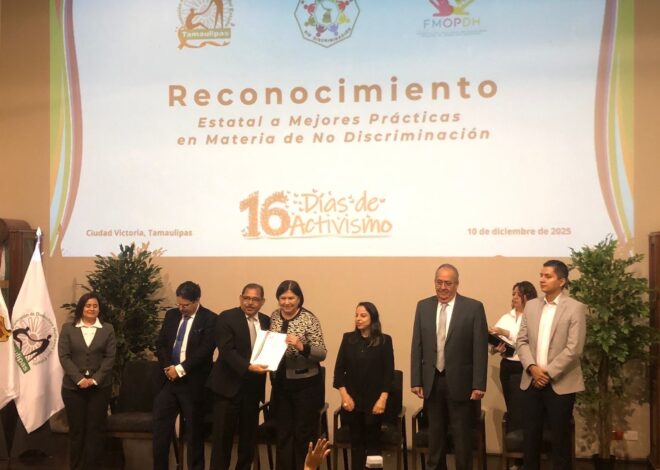 Instituto Tamaulipeco para los Migrantes es galardonado en prácticas de no discriminación
