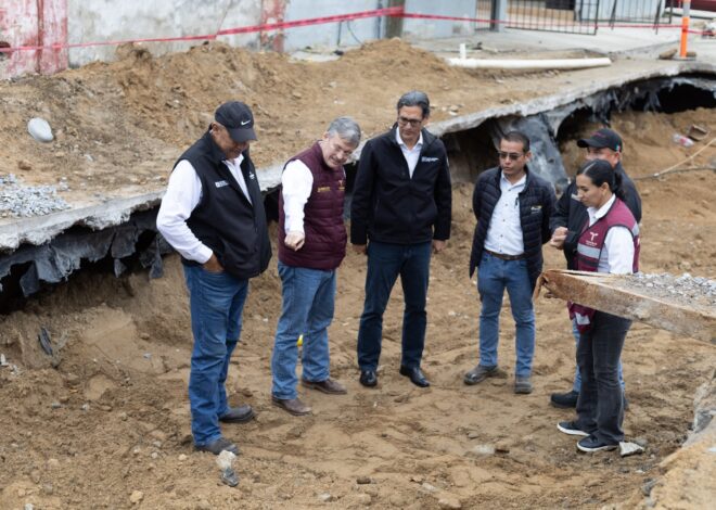 Avanza rehabilitación integral de la red sanitaria en importante sector de Ciudad Madero